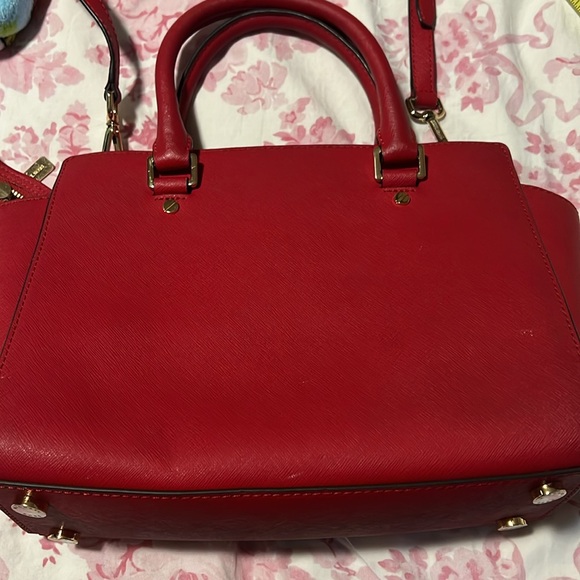 Red Michael Kors bag and wallet set - Picture 9 of 16